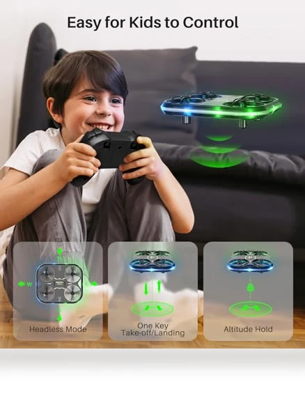 Mini Drone Helicopter with LED Lights — Drones, Syma