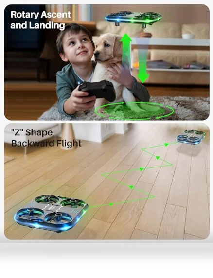 Mini Drone Helicopter with LED Lights — Drones, Syma