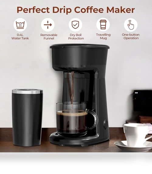 Mini Single Serve Coffee Maker Brewer — Brewing Excellence, Havato