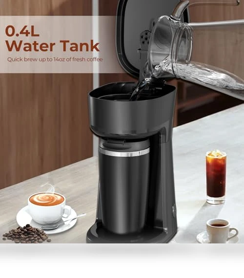 Mini Single Serve Coffee Maker Brewer — Brewing Excellence, Havato