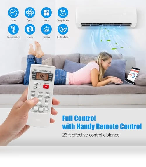 Mini Split Air Conditioner & Heater — Cooling Solutions, DORTALA