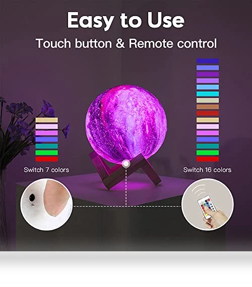 Moon Lamp Galaxy Lamp — Night Lights, BRIGHTWORLD