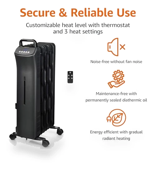 Portable Radiator Heater — Portable Heating Solutions, Amazon Basics