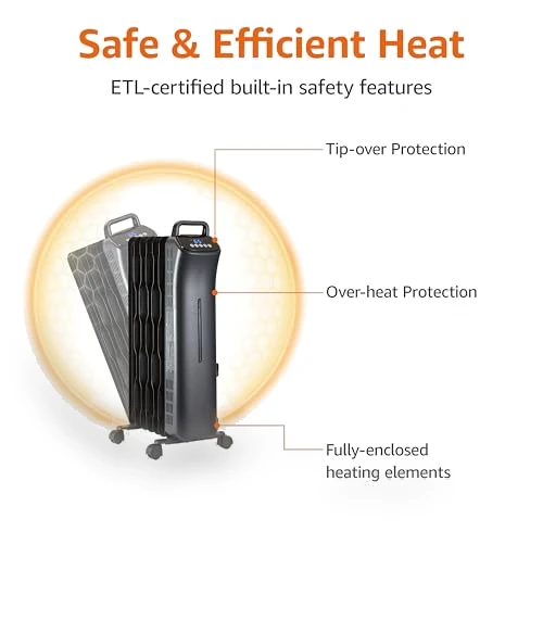 Portable Radiator Heater — Portable Heating Solutions, Amazon Basics