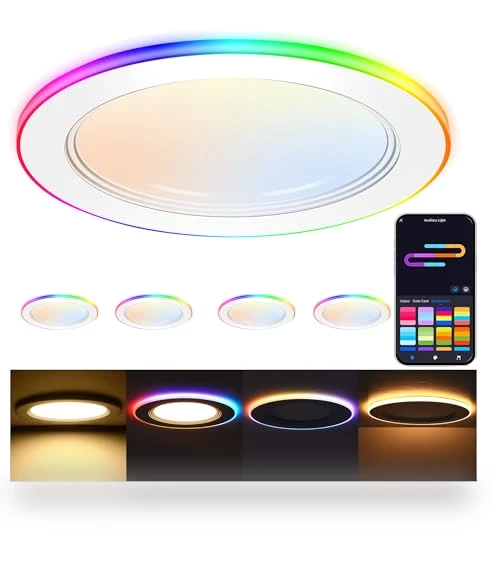 RGB Smart Recessed Lighting — Recessed Lighting, CLOUDY BAY