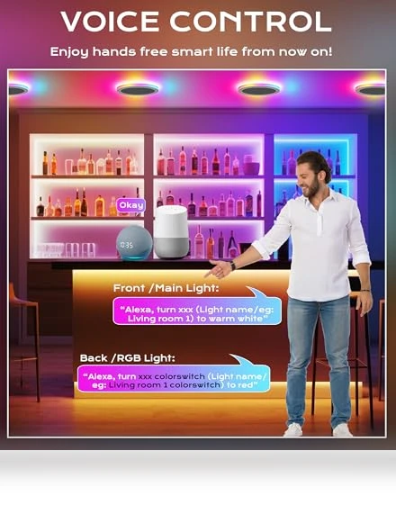 RGB Smart Recessed Lighting — Recessed Lighting, CLOUDY BAY