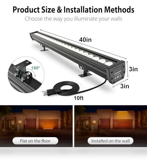 Smart LED Wall Washer Light — Light Bars, Landscapestation