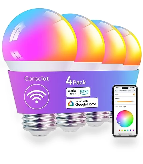 Smart Light Bulbs — LED, Consciot