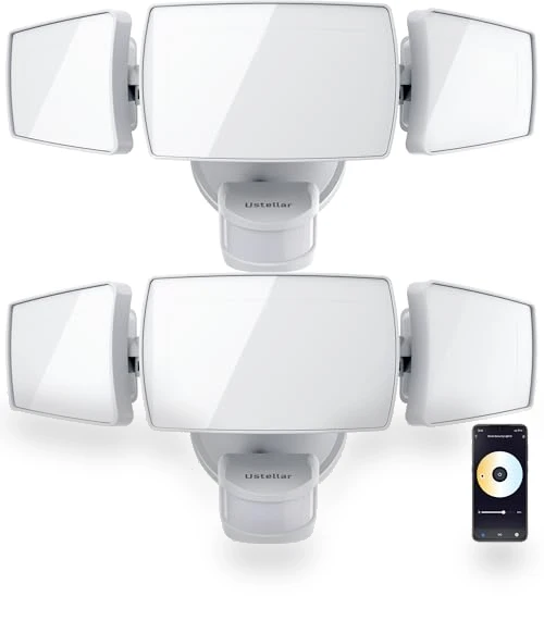 Smart Outdoor LED Security Light — Outdoor Security & Flood Lighting, USTELLAR
