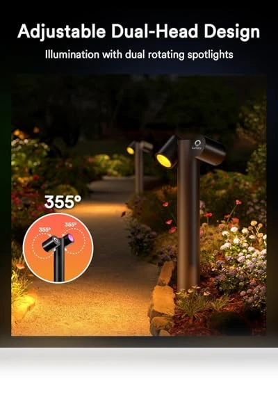 Smart Pathway Light Pro — Outdoor Security & Flood Lighting, Lumary