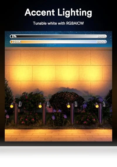 Smart Pathway Light Pro — Outdoor Security & Flood Lighting, Lumary