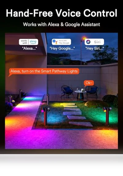 Smart Pathway Light Pro — Outdoor Security & Flood Lighting, Lumary
