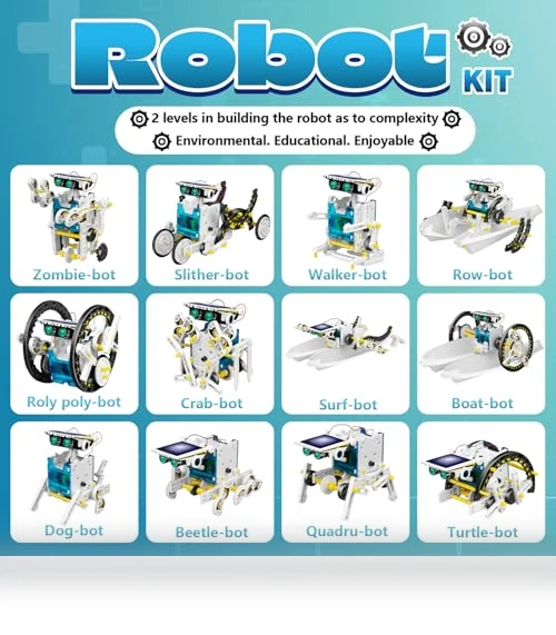 Solar Robot Toys — Solar Power, Dioju