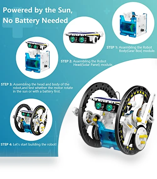 Solar Robot Toys — Solar Power, Dioju