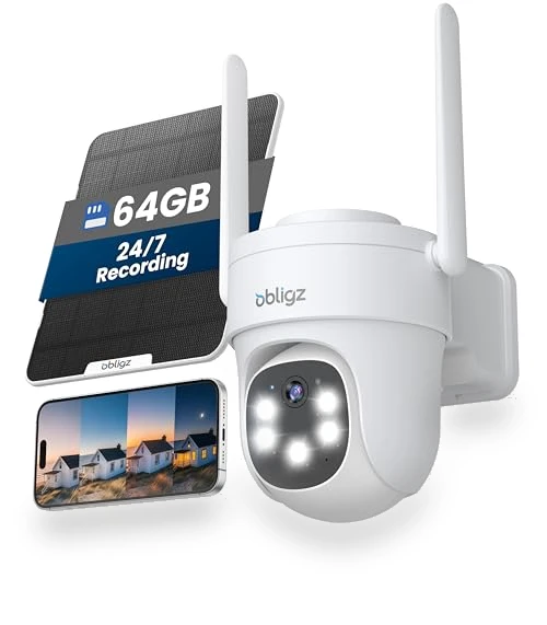 Solar Security Camera — Security Cameras, Obligz