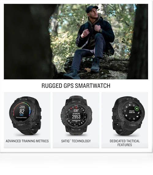 Tactical GPS Smartwatch — Sport Watches, Garmin
