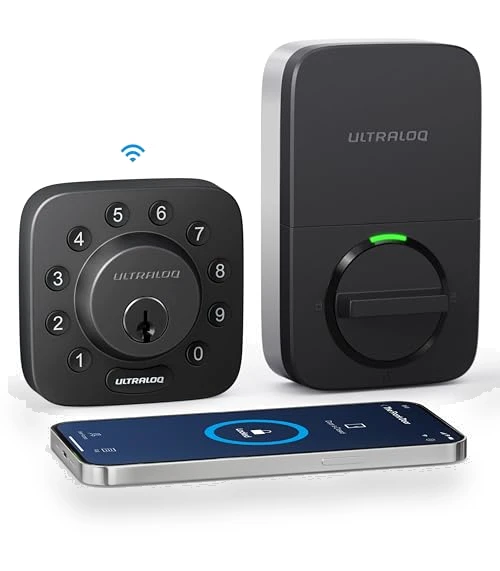 U-Bolt WiFi Smart Lock with Door Sensor — Smart Home Security, ULTRALOQ