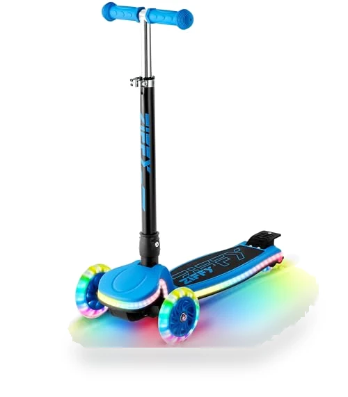 3-Wheel Light-Up Kids Scooter — Ride-On Toys, ZIFFY