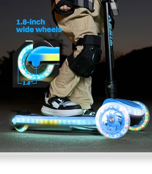 3-Wheel Light-Up Kids Scooter — Ride-On Toys, ZIFFY
