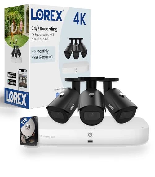 4K PoE Outdoor/Indoor Smart Home Security Camera System — Outdoor Security Cameras, Lorex