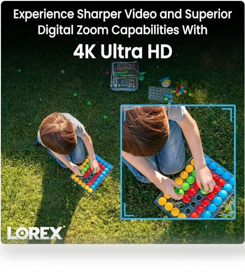 4K PoE Outdoor/Indoor Smart Home Security Camera System — Outdoor Security Cameras, Lorex