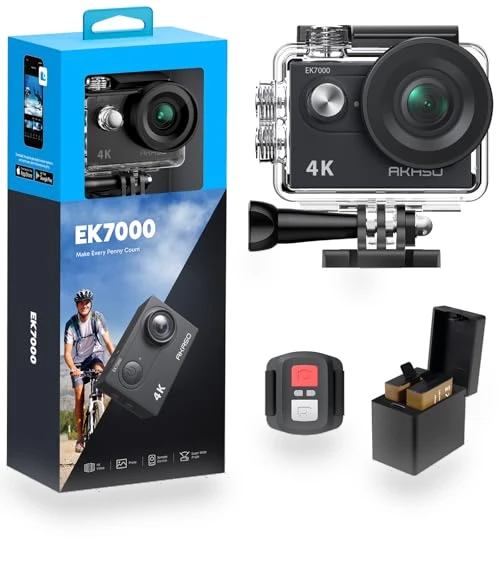 4K WiFi Action Camera — Wearable Cameras, AKASO
