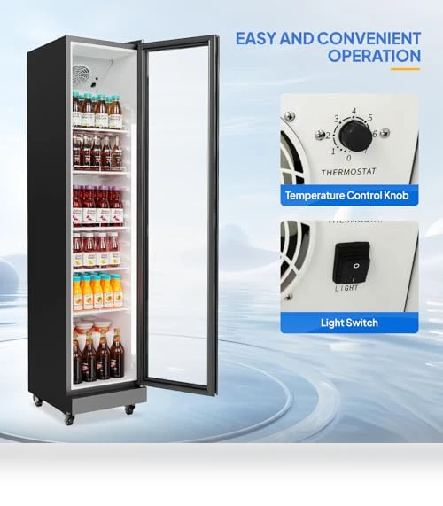 Beverage Refrigerator Commercial Display Cooler — Drink Coolers, ROVSUN