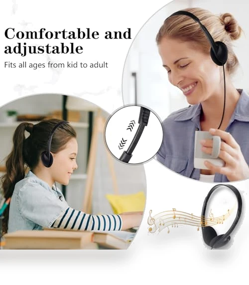 Class Set Headphones for Kids Students — In-Ear Headphones, OSSZIT