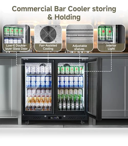 Commercial Bar Beverage Refrigerator — Drink Coolers, BODEGA