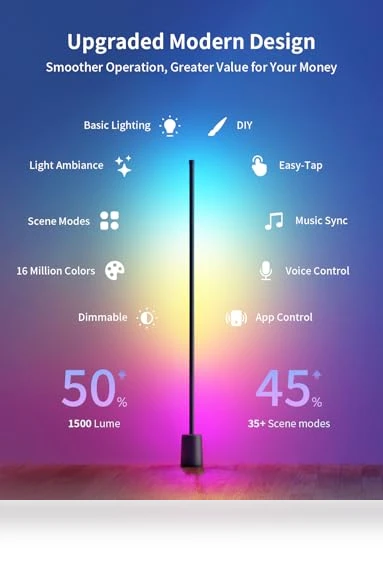 Corner Floor Lamp — Standing Lights, Ailofy