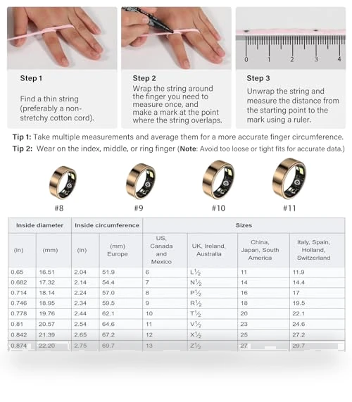 Fitness Tracker Ring — Smart Rings