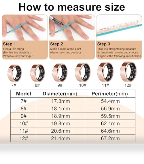 Fitness Tracker Smart Ring — Wearable Accessories, MEINING HEALTH CONSULTING LLC