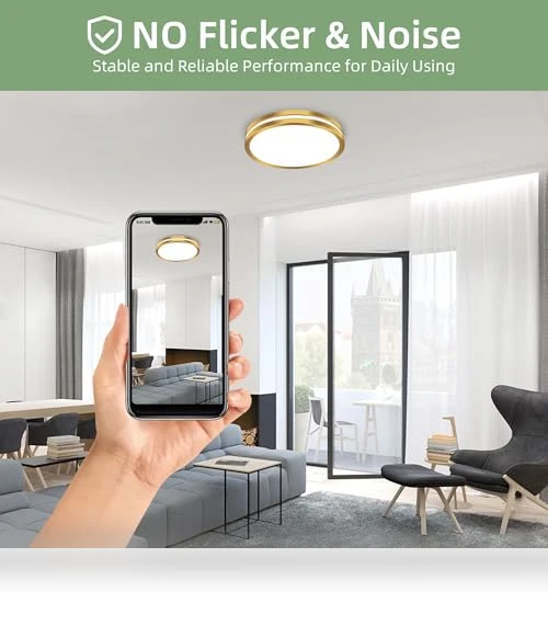 Flush Mount LED Ceiling Light — Overhead Lighting, Hlite