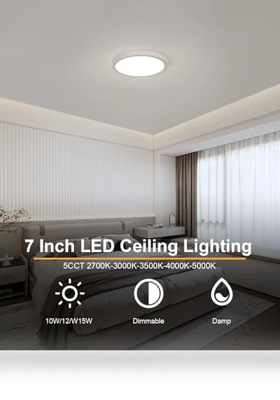 LED Flush Mount Ceiling Light — Close To Ceiling, ZYC