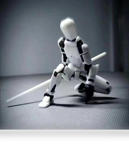 Multi-Jointed Movable Robot Action Figure — Dolls & Figures, Dumwick