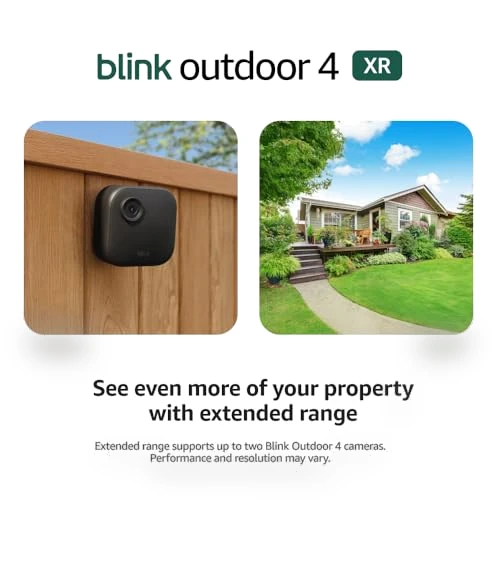 Outdoor 4 XR Wireless Camera System — Smart Home Security, Blink