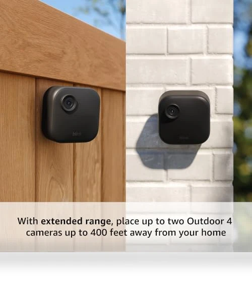 Outdoor 4 XR Wireless Camera System — Smart Home Security, Blink