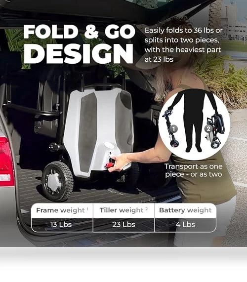 Portable Folding Mobility Scooter — Push Scooters, Discover Your Mobility