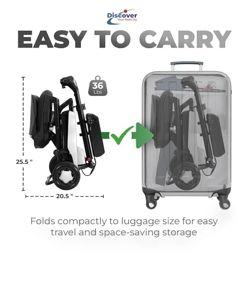 Portable Folding Mobility Scooter — Push Scooters, Discover Your Mobility