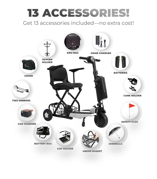 Portable Folding Mobility Scooter — Push Scooters, Discover Your Mobility