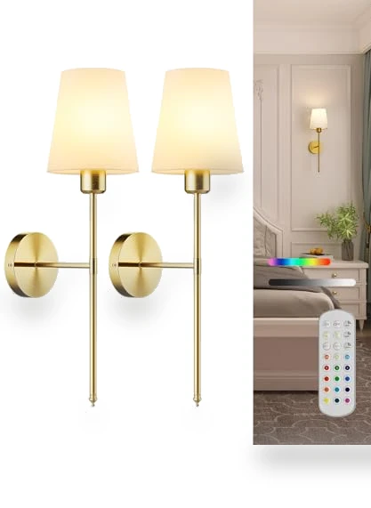 Rechargeable Wall Sconce Set — Wall Lighting, CASGAL