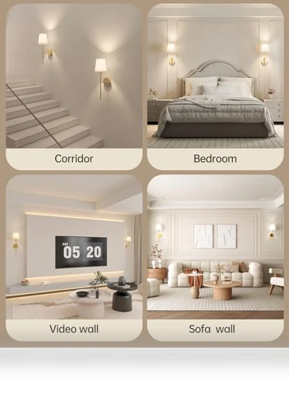 Rechargeable Wall Sconce Set — Wall Lighting, CASGAL