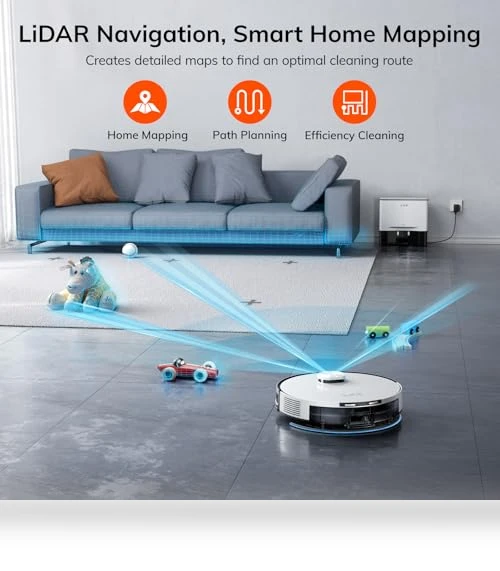 Robot Vacuum and Mop with Self Emptying Station — Smart Cleaning Robots, ILIFE