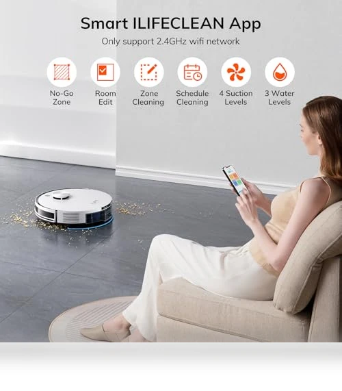 Robot Vacuum and Mop with Self Emptying Station — Smart Cleaning Robots, ILIFE