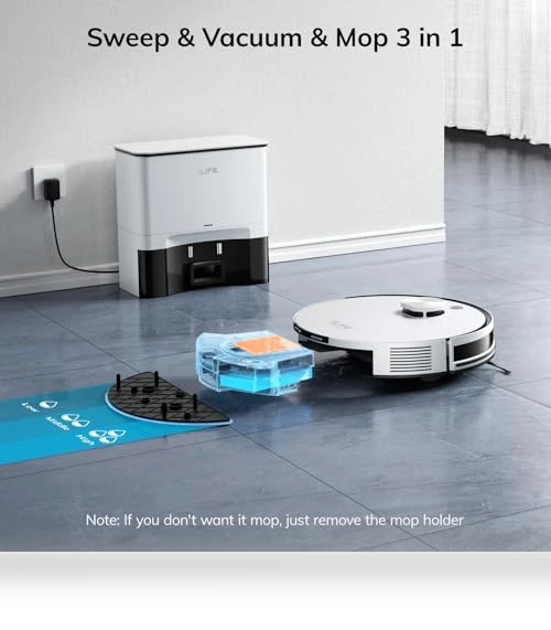 Robot Vacuum and Mop with Self Emptying Station — Smart Cleaning Robots, ILIFE