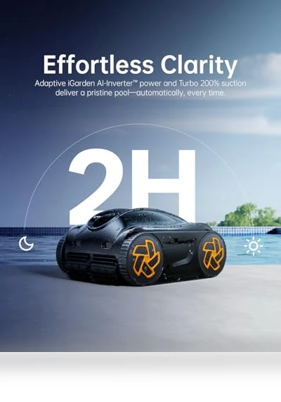 Robotic Pool Vacuum — Automated Pool Maintenance, iGarden