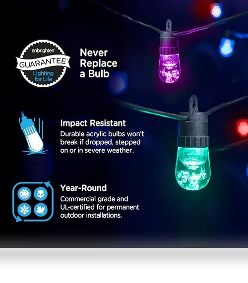 Smart Color Changing String Lights — String Lights, Enbrighten