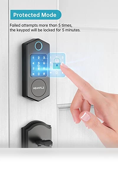Smart Deadbolt — Padlocks & Hasps, HEANTLE