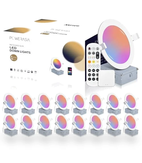 Smart Recessed Lighting — LED, POWERASIA