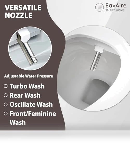 Smart Toilet Seat Bidet — Bathroom Essentials, EavAire